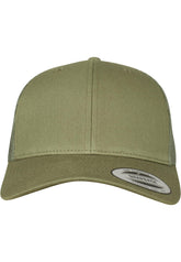 Flexfit Snapback Unisex Baseball-Mütze | Trucker Kappe Mesh Basecap, Grün (Buck), Gr. One size